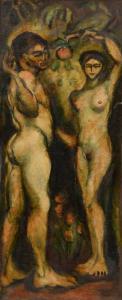 FRIESZ Emile Othon 1879-1949,Adam and Eve,1910,Burchard US 2016-10-16