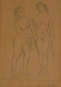 FRIESZ Emile Othon 1879-1949,Two Nudes.,Swann Galleries US 2009-06-18