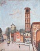 FRIGERIO LUIGI 1873-1936,Campanile di Sant'Ambrogio.,Capitolium Art Casa d'Aste IT 2017-12-06