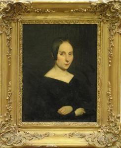 FRILLIÉ Félix Nicolas 1821-1863,Portrait of a Lady,19th century,Clars Auction Gallery US 2007-09-09