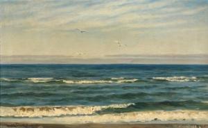 FRIMODT Johanne N. Louise 1861-1920,A coastal scene,1911,Bruun Rasmussen DK 2018-09-17