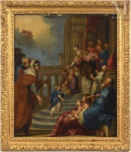 FRIQUET DE VAUROZE Jacques Antoine 1638-1716,La Présentation de la Vierge au temp,Millon & Associés 2021-06-11
