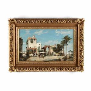 Frisch J.C 1800-1800,Town Gate of Ghizeh Egypt,Leland Little US 2018-03-03