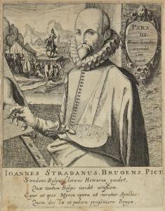 FRISIUS Simon Wynouts 1580-1629,Portrait of Jan van der Straet,1610,Rosebery's GB 2020-08-22