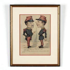 FRISON Gustave 1850,French Military Caricature by Gustave Frison,Leland Little US 2019-05-04