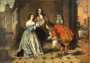 FRITH William Powell 1819-1909,A scene from Moliere's  
Le Bourgeois Gentilhomme ,Bonhams 2015-08-17