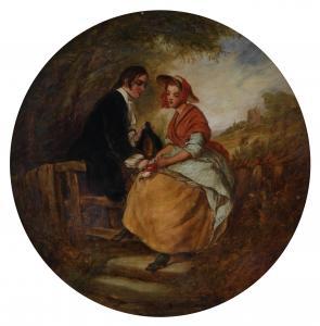 FRITH William Powell 1819-1909,Dolly Varden and her lover,1846,Bonhams GB 2023-11-15