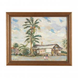 FRITZ Emmett John 1917-1995,Florida Scene,Leland Little US 2024-02-15