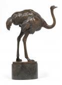 FRITZ Hermann 1873-1948,An ostrich,1910,Palais Dorotheum AT 2015-09-24