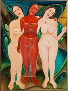 FRITZNER ALPHONSE 1938-2006,Three Muses,Skinner US 2018-11-29