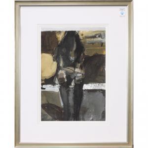 Frohsin Kim 1961,Seated Woman,Clars Auction Gallery US 2022-07-16