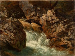 FROLICHER Otto 1840-1890,Stream and Rocks,Sotheby's GB 2023-03-23