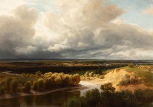 FROLICHER Otto 1840-1890,Thunderstorm by the Ammer River,Sotheby's GB 2023-03-23
