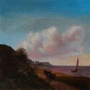 FROM Heinrich Christian 1811-1879,Coastal scene,Bruun Rasmussen DK 2014-06-09