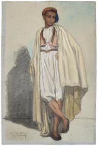 FROMENTIN Eugene 1820-1876,A youth in oriental costume,Christie's GB 2024-02-01