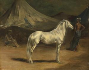 FROMENTIN Eugene 1820-1876,LE CAMPEMENT ARABE,Sotheby's GB 2014-05-09