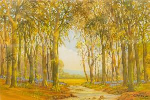 FROST CYRIL FREDERICK RATCLIFF 1911-1991,Bluebell Wood, Devon,Rowley Fine Art Auctioneers 2019-09-07