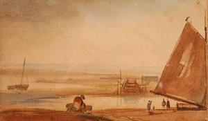 FROST George 1754-1821,A Suffolk river scene,Lacy Scott & Knight GB 2021-06-12