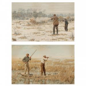 FROST Sr. Arthur Burdett 1851-1928,Rail Shooting; Rabbit Shooting,Leland Little US 2023-03-02