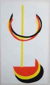 FROST Terry 1915-2003,Suspended red black and 
 yellow for Lorca,1978,David Lay GB 2012-01-19