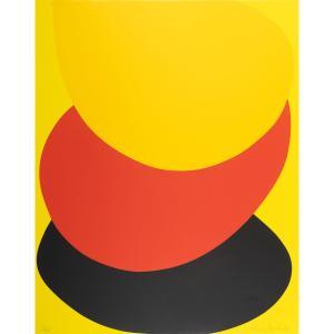 FROST Terry 1915-2003,SUSPENDED RED, YELLOW, AND BLACK,1987,Waddington's CA 2024-04-25