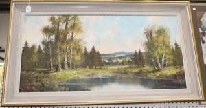 FRUHMESSER j,Landscape with Pond,Tooveys Auction GB 2014-11-05