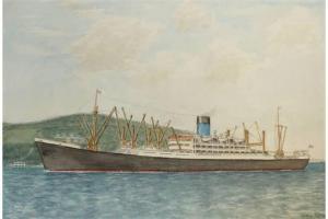 FRY ERIC,Ship Portrait Maron,1960,Capes Dunn GB 2015-06-23