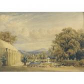 FRY Gladys Windsor,THE TERRACE GARDEN AND HOT HOUSE, OAKLY PARK, SHRO,1822,Sotheby's 2006-10-24