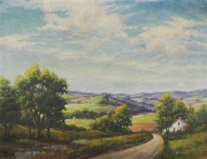 FRYER Calvin W 1871-1942,Landscape,Gray's Auctioneers US 2009-09-19