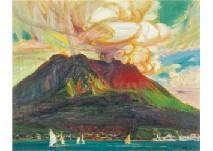 FUJIMOTO Toichiryo,Erupting Sakurajima,Mainichi Auction JP 2020-03-06