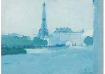FUKUMOTO Sho,Tour Eiffel, from Invalides,1989,Mainichi Auction JP 2020-09-04