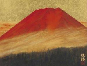 FUKUOJI Horin 1920-2012,Mt. Fuji in Morning,Mainichi Auction JP 2023-01-13