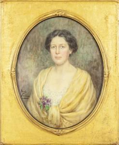 FULCHER NORAH 1800-1900,Ritratto di ragazza con scialle,Boetto IT 2019-06-05