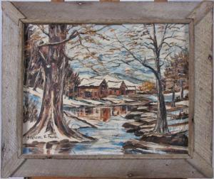 fullen Herschel 1924-1991,Winter Cottages,Wickliff & Associates US 2017-12-02