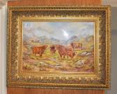 FULLER DAVID,highland cattle in a landscape,Tennant's GB 2023-01-06