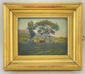 FULLER Edmund G 1858-1940,cattle in shade of trees,Rogers Jones & Co GB 2022-09-09
