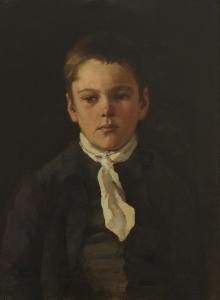 FULLER Florence Ada 1867-1946,Portrait of a Boy,1888,Leonard Joel AU 2019-10-09
