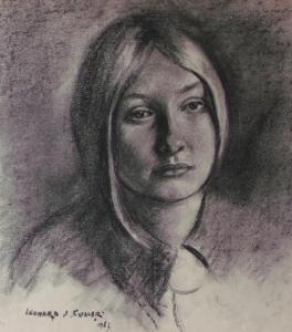 FULLER Leonard John 1891-1973,Portrait of a Young Woman,1963,Simon Chorley Art & Antiques 2014-09-24