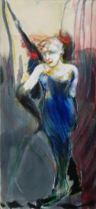 FULLER Martin 1943,Standing female figure in a blue dress,Rosebery's GB 2016-09-07