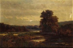 FULLER Richard Henry 1822-1871,Bord de rivière,1865,Digard FR 2011-11-30