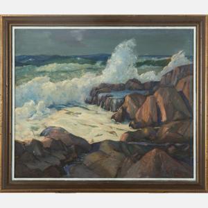 FULTON CYRUS JAMES 1873-1949,Western Coastal Scene with Rocks,Gray's Auctioneers US 2017-12-13