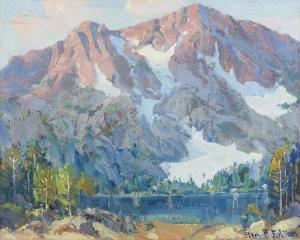 FULTON Fitch Burt 1879-1955,Mountain range over a lake,John Moran Auctioneers US 2018-03-27