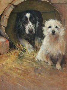 FULTON Samuel 1855-1941,Terrier and Spaniel,Bonhams GB 2022-05-18