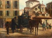FUMAGALLI Gaetano,Carrozza a Milano,1889,Cambi IT 2019-04-02
