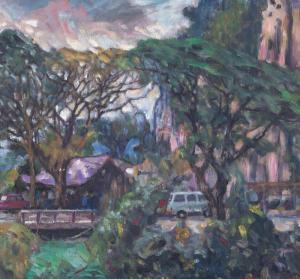 FUNG Yow Chork 1918-2013,Batu Caves,1993,Henry Butcher MY 2023-06-25