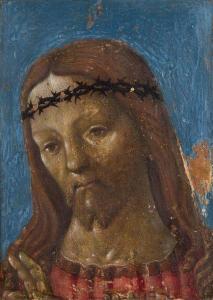FUNGAI Bernardino 1460-1516,Tête de Christ,Aguttes FR 2020-12-10