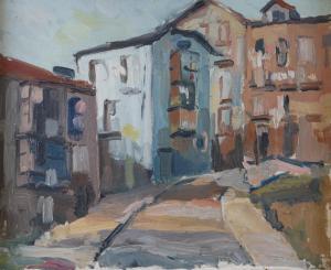 FUNGE Paul 1944-2011,A street in Santander,Bellmans Fine Art Auctioneers GB 2022-09-06