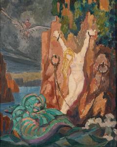 FUNKE Helene 1869-1957,Andromeda,Palais Dorotheum AT 2023-12-21