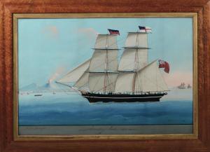 FUNNO Michele 1830-1865,Ritratto del veliero Stanley Poole in navigazione,1885,Cambi IT 2018-10-10