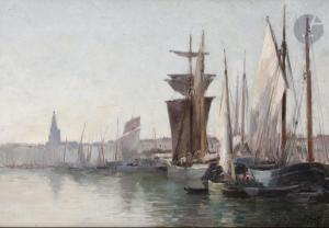 FURCY DE LAVAULT Albert Tibule 1847-1915,Port de Bordeaux,Ader FR 2021-10-21